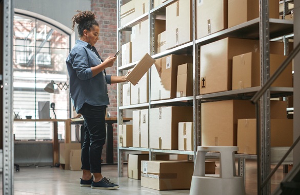 スマートフォン活用の倉庫内在庫管理